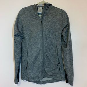 Adidas grey zip up